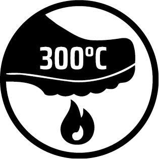 Sohle bis 300 Grad Hitzebeständig